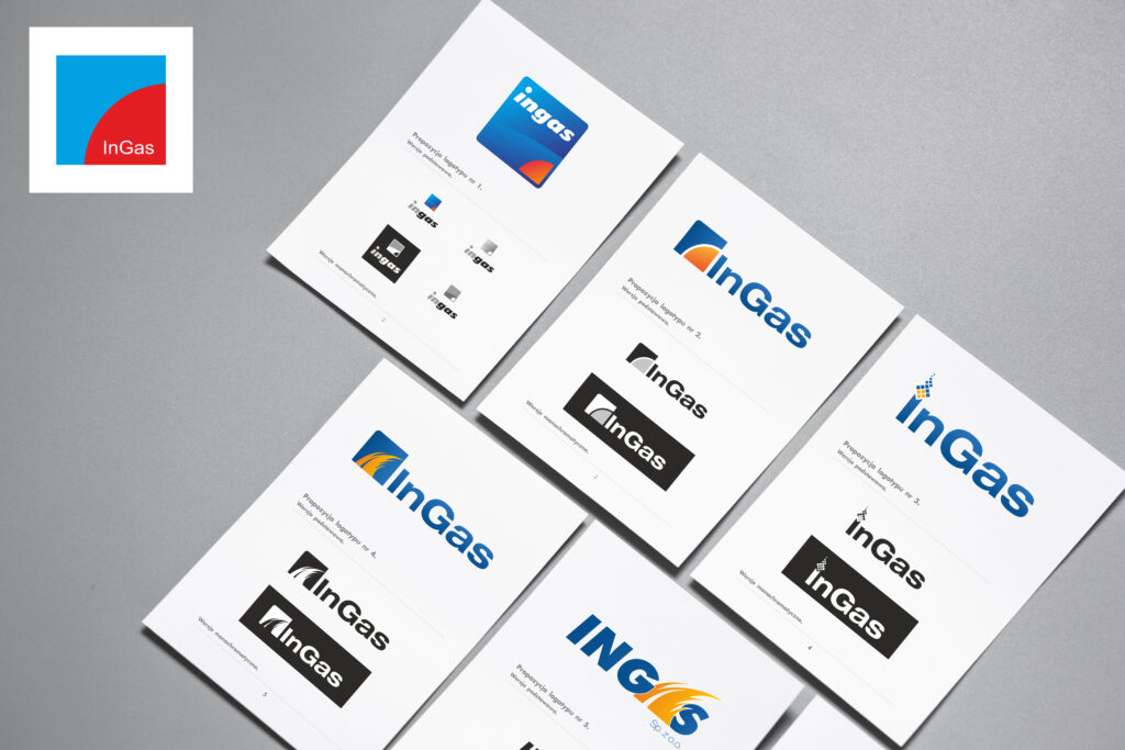 Księda Znaku -brandbook, projekty graficzne nowych logotypów dla firmy - refreshing