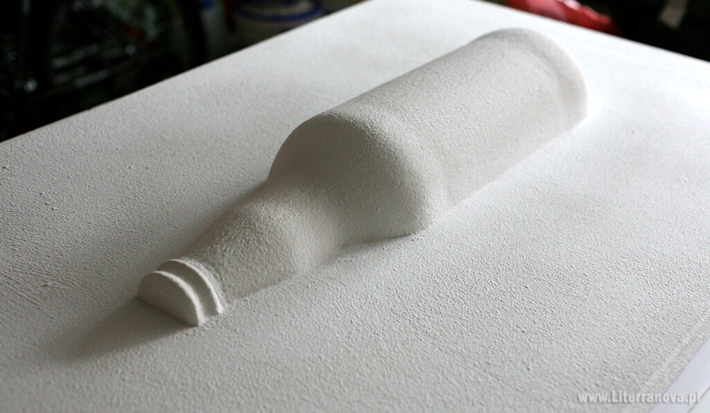 Perła - butelka -  model 3D ze styropianu EPS